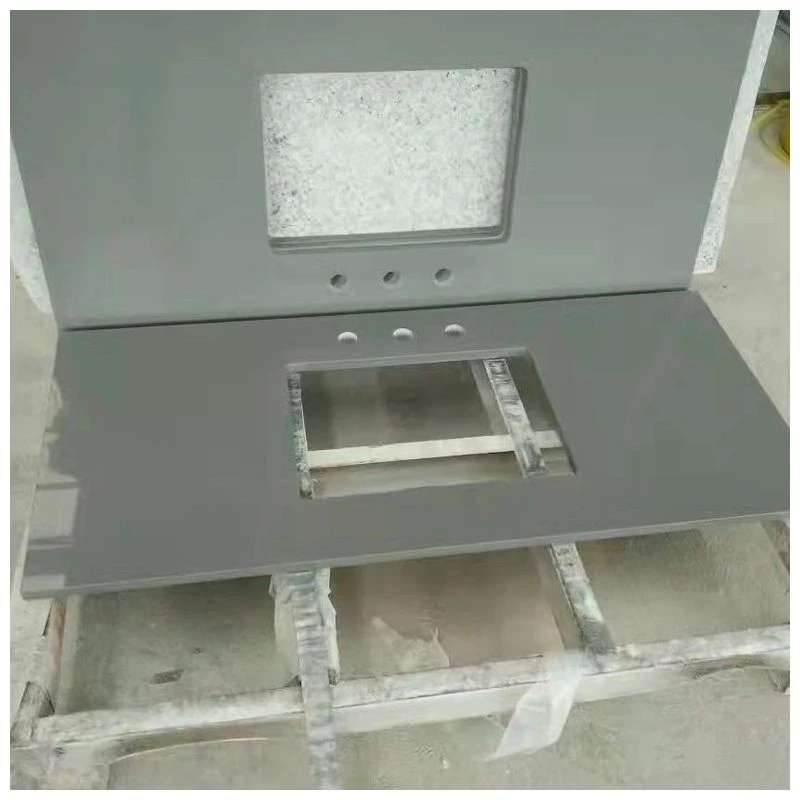 gray quartz vanity top