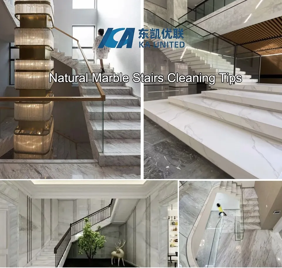 white marble for stairs