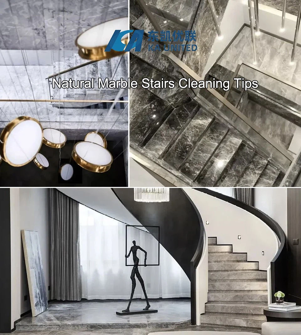 modern marble stairs