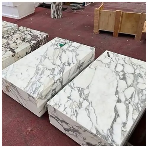 Calacatta Viola Marble Cube Tables Calacatta Viola Marble Cube Tables