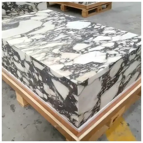 Calacatta Viola Marble Low Plinth Coffee Table Calacatta Viola Marble Low Plinth Coffee Table