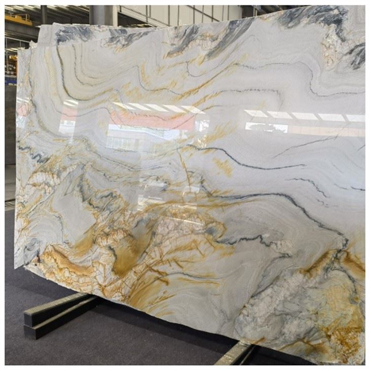 Calacatta White Macaubas Quartzite Stone