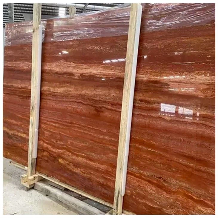 persian red travertine