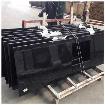 Мраморная столешница Nero Marquina