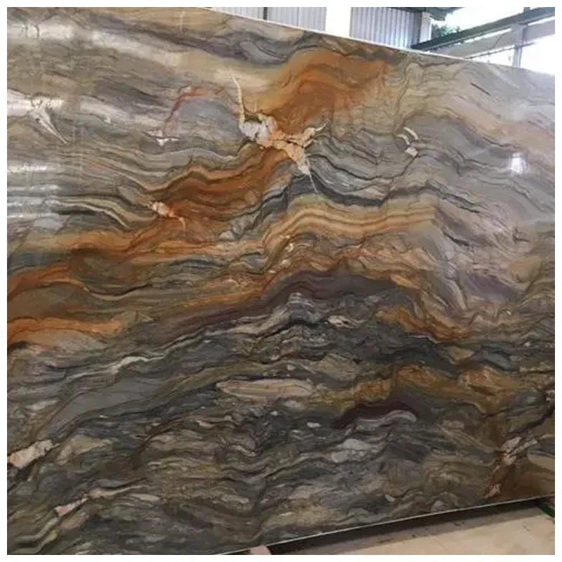 Explosion Blue Quartzite Slabs
