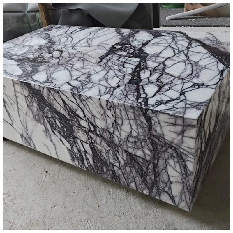 Milas LIlac Marble Plinth Tables Milas LIlac Marble Plinth Tables
