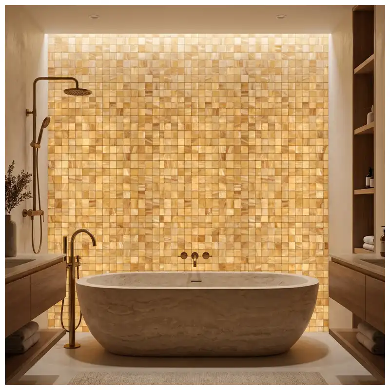 Honey Yellow Onyx Backlit Bathroom Wall Projects Honey Yellow Onyx Backlit Bathroom Wall Projects